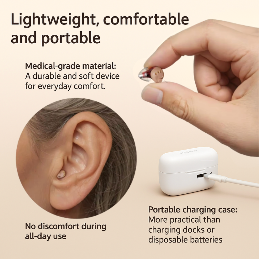 Sense – The discreet hearing aid that changes everyday life