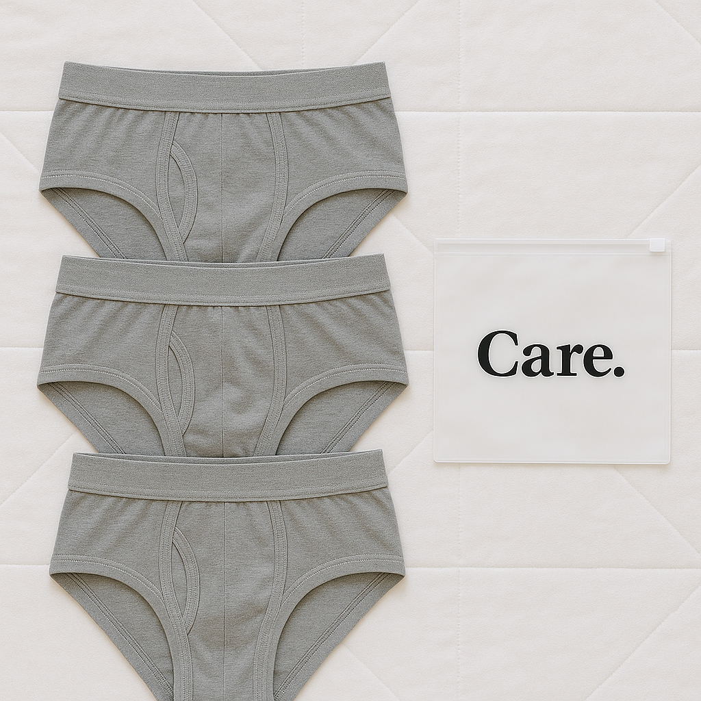 Care. - Ultra-absorbent incontinence briefs for men