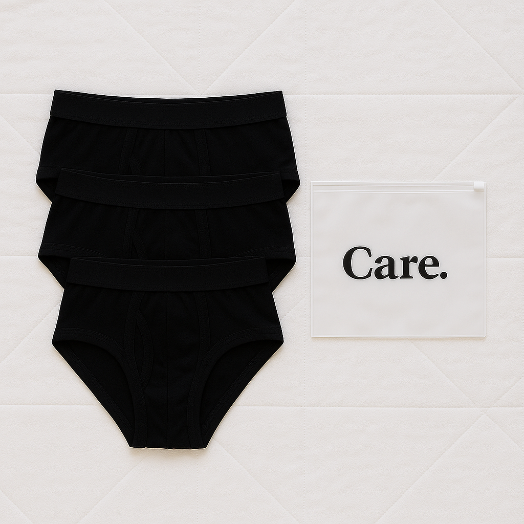 Care. - Ultra-absorbent incontinence briefs for men
