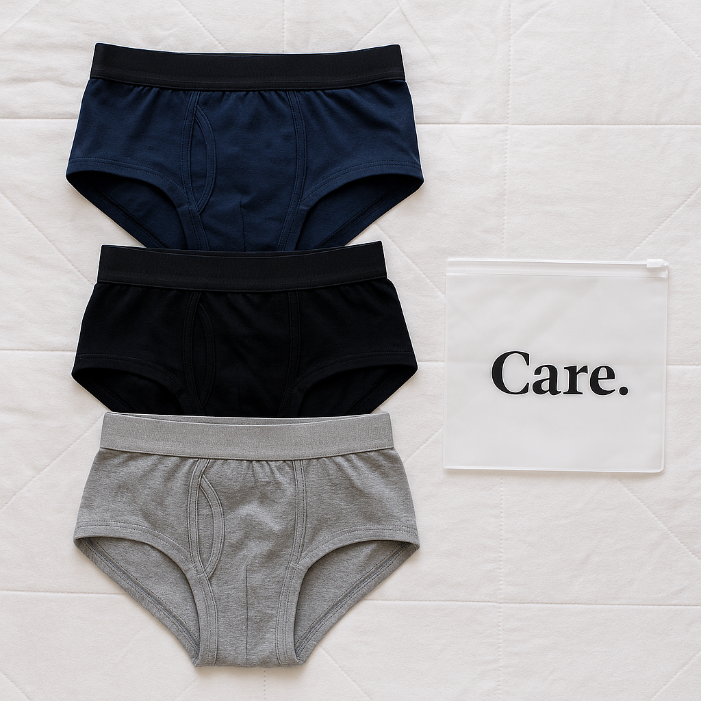 Care. - Ultra-absorbent incontinence briefs for men